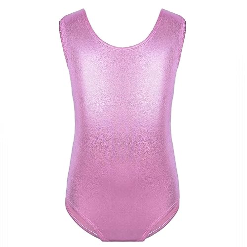Gymnastics Leotard for Little Girls' One-piece Tumbling Dancing Tank Gymnastics Leotard 2-11 Years