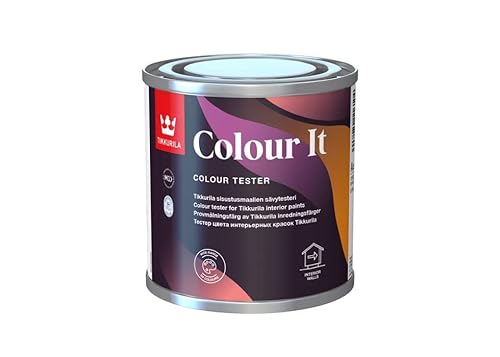 TIKKURILA Interior Matt Paint Colour Tester (180ml) – For Walls & Ceilings - Easy Application & Quick Drying