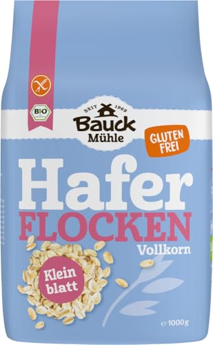 Bauckhof - Haferflocken Kleinblatt glutenfrei Bio - 1 kg - 4er Pack