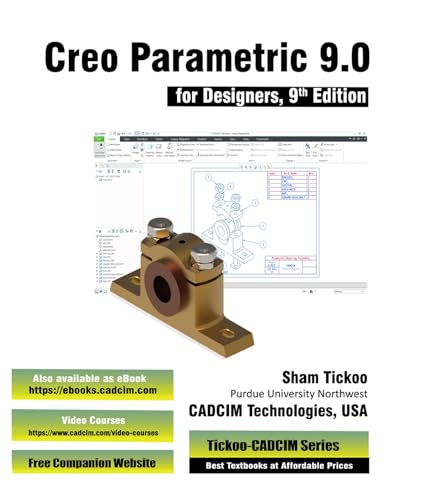 Creo Parametric 9.0 for Designers, 9th Edition (English Edition)