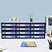 12 Compartments Mail Organizer, Literature Organizer, File Sorter Mail, Student Mailboxes for Classroom, Office, Home(Black)
