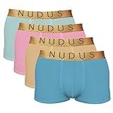 NUDUS Boxer Brief Low Rise Underwear - Comfortable Tag-Free For Men And Teen