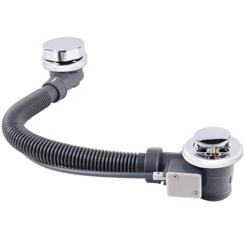 Chrome Bath Waste with Overflow & Chrome Pop Up Waste