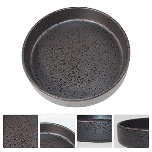 SOIMISS Vaso de flores de cerâmica de 1 unidade Vaso de flores criativo adornado (café)
