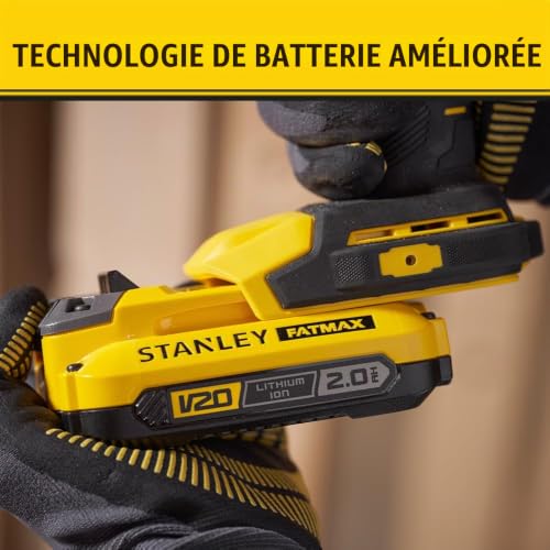 Perceuse Visseuse d'angle 45Nm STANLEY FATMAX SFMCD750B XJ - vue 4
