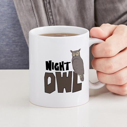 Taza de cerámica de 11 oz Night Owl miniatura 4