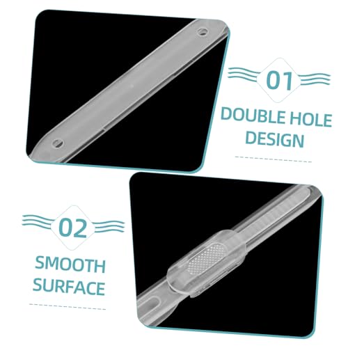 SHOWERORO Long-Lasting Plastic Binder Spine Clips 20pc Set Notebook Binder Inserts Spine Filing Inserts for Daily Use - Image 6