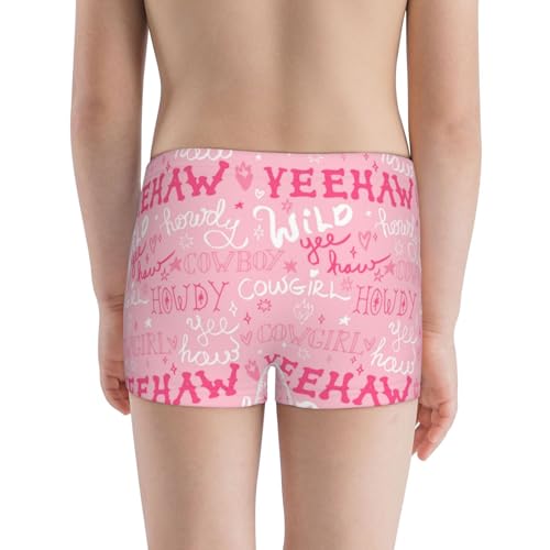 Boys' Cotton Boxer Brief Soft Underwear-Western Cowgirl3