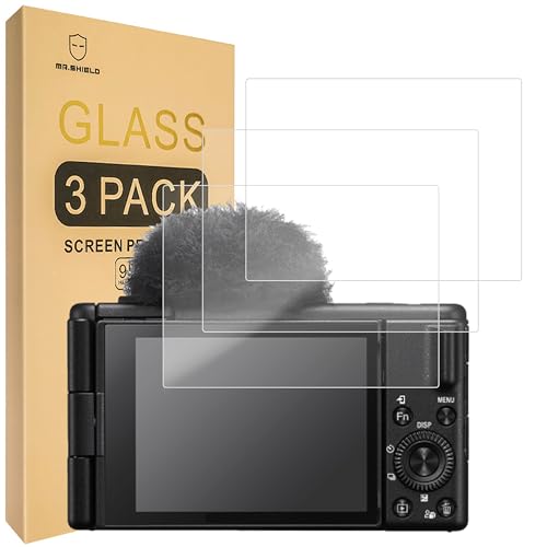 Mr.Shield [3-Pack] Screen Protector For Sony ZV-1 II / ZV1 II Camera [Tempered Glass] [Japan Glass with 9H Hardness] Screen Protector