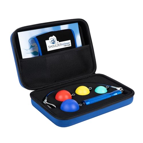 Dr. Carrolls ShoulderReliever System - Physician-Developed Solution For Shoulder Pain Relief & Health - Relieve Bursitis Reduce Impingement Heal Frozen Shoulder - Rotator Cuff Tear Rehabilitation