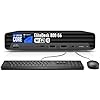 HP Mini computadora de escritorio EliteDesk 800 G6, Six-Core i5-10500, 16 GB DDR4 RAM, 256 GB SSD, teclado y mouse, WiFi, Bluetooth, Windows 11 Pro (renovado)