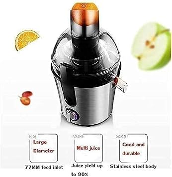 Juicer Machines, Slow Masticating Juicer Easy to Clean, Cold Press Juicer Extractor, Higher Nutrient and Less Oxidation