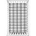 Plaid Themed Fitted Crib Sheet,Standard Crib Mattress Fitted Sheet Toddler Bed Mattress Sheets-Crib Mattress Sheet or Toddler Bed Sheet,28â€œ x52â€œ,White Black