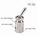 TV-3S Solenoid Air Valve Knob Toggle Value Switch Pneumatic Mechanical 3 Way Electric Knob Control