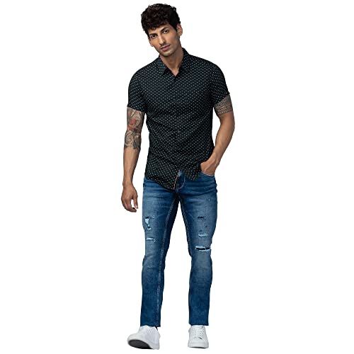 Image of Spykar Men's Slim Fit Low Rise Casual Jeans