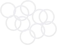 Vista 1 de uxcell Juntas tóricas de silicona, 0.591 in OD 0.472 in ID 0.059 in Ancho VMQ Junta de sello para válvulas de compresor reparación de tuberías