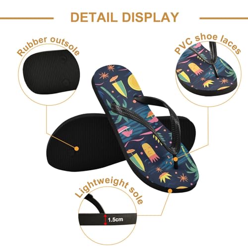 Mens Flip Flops Beach Palm TreeSandal Flip Flops for Women Summer Beach Slipper 214B31212