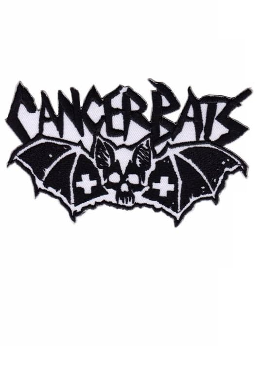 Cancer Bats Hardcore Punk Band Patch Badge Embroidered Iron on Applique Patch Accessory