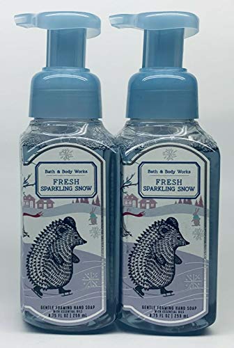Bath & Body Works, Gentle Foaming Hand Soap, Fresh Sparkling Snow (2-Pack)
