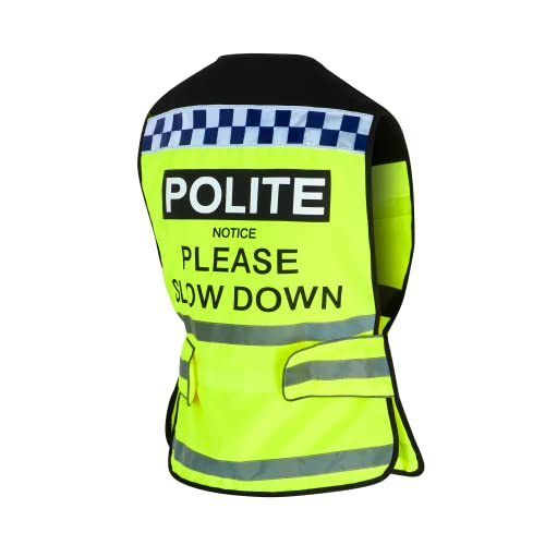 Gilet pour cheval Polite Equisafety grand format XXXL jaune de haute visibilité