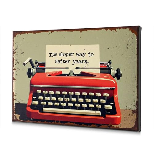 Impression sur toile pour salle de bain Sloper Way To Better Years, une déco pleine d'espoir