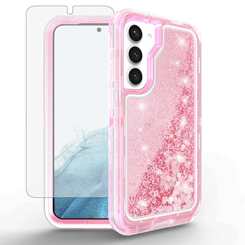 Coque Samsung S23 Plus pailleté transparent anti-choc Asuwish
