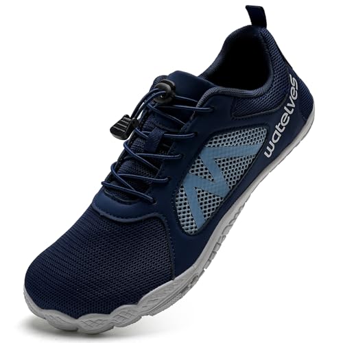 WateLves Barefoot Water Shoes for Women Men Wide Toe Quick-Dry Lightweight Mesh Breathable Aqua Shoes with Drainage Holes for Beach Swim Yoga Exercise Surf Pool Boat3