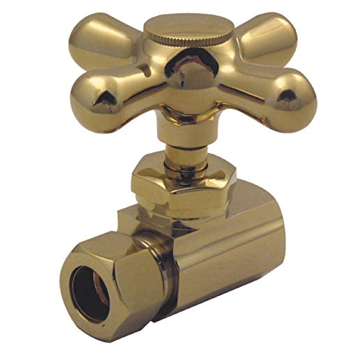 Ips Straight Stop Finish: Polished Brass #TOP28