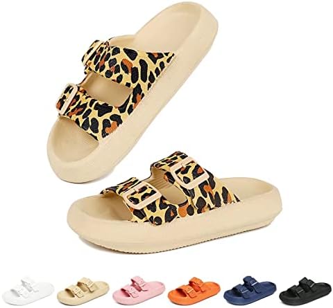 Somic Badeschuhe Herren Damen Cozislides Original Cloud Slippers Sommerschuhe Damen Weiche Sandalen Badepantoffeln