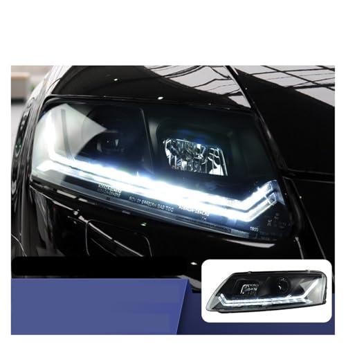 Conjuntos de faros LED para Audi A6 2005-2012 con intermitentes y luces 5