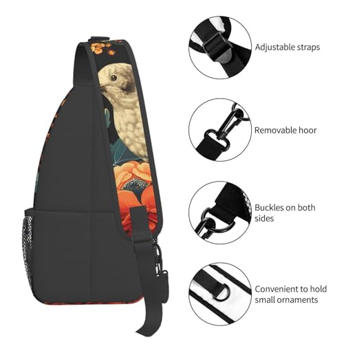 Mochila tipo bandolera unisex ligera para viaje y actividades miniatura 5