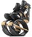 FIT BOOTS - Scarpe Che Ti Fanno Saltare di Nuova Generazione, Originali Stivali Rimbalzanti della Community Internazionale di Allenamento Rivoluzionano Il Tuo Fitness, (Oro-S-70/80kg)