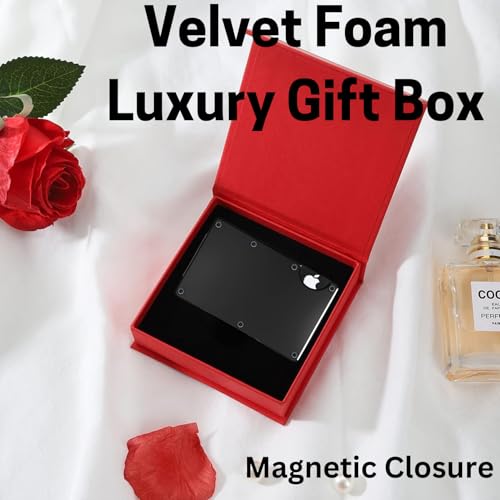 Out Fishin’ Bass Wallet – RFID Blocking Metal Wallet for Men – Slim Ridge Style Card Holder – AirTag Compatible – Minimalist Fishing Wallet (OG Bass, Crimson Red)4