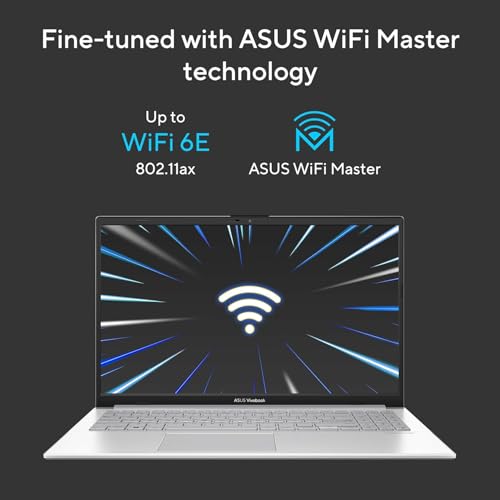 Image of ASUS Vivobook Go 15 (2026),AMD Ryzen 5 40, AMD Radeon iGPU, 16GB RAM, 512GB SSD, FHD, 15.6 inch(39.6 cm),Windows 11,M365 Basic(1 Year)* Office 2024,Cool Silver,1.63 Kg,E1504FA,Thin & Light Laptop