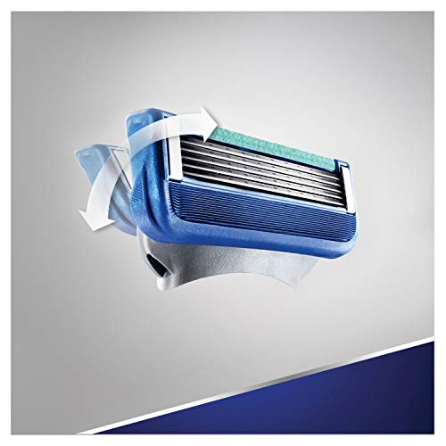 Gillette Fusion 5 Start Rasierklingen mit Feuchtigkeitsstreifen für sanftes Gleiten über die Haut, 4 Ersatzklingen - Image 5