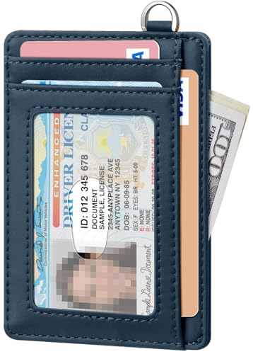 Image of FurArt Slim Minimalist Wallet RFID Credit Card Holder for Men | slim minimalist compact rfid id window thin