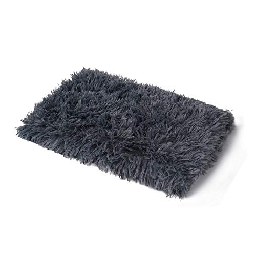Plüsch Flauschige Hundedecke Doppelseitige Super Softe Warme und Weiche Decke Hunde Katze Weipe Haustier Überwurf Schlafdecke Dunkelgrau S(55 x 78 cm) Cover