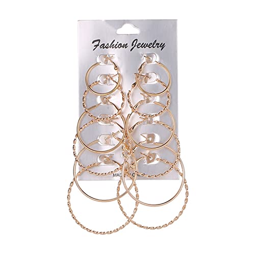 Boucles d'oreilles énormes légères pour femmes aux lobes sensibles