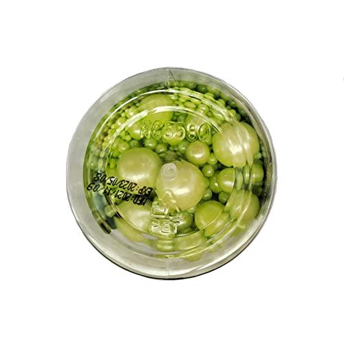 Image of Edible Green Sugar Pearls Candy Sprinkles 120G / 4.23Ounce Baking Cake Sprinkles Cupcake and Cake Topper Cookie Decorations Wedding Party Valentines Halloween Christmas Supplies