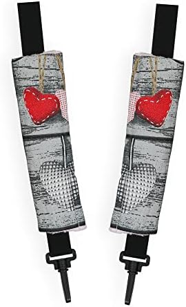 Harness Seat Belt Strap Covers Padded Universal New Reversible Set of 2 (Dream Catchers/Pink)