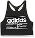 adidas W BB Bra Top Sujetador Deportivo, Mujer, Negro/Blanco, XS