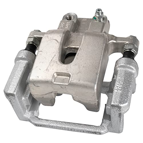Image of TRQ Rear Driver and Passenger Side Brake Caliper Set Caliper Brackets Hardware Compatible with 05-09 Chrysler 300 Touring RWD 13-18 300 V6 3.6L RWD 09-11 Dodge Challenger SE