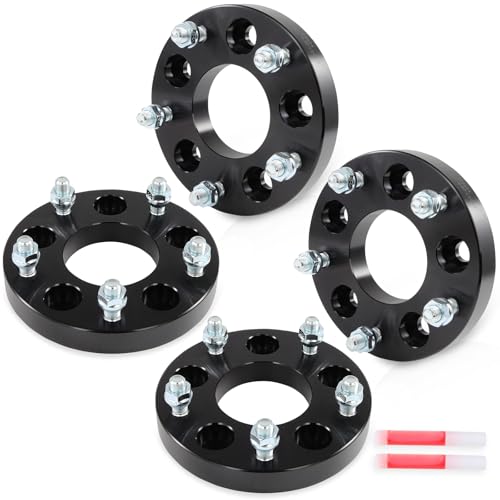 SCITOO 4Pcs 5x5 to 5x5.5 Wheel Adapters 1 Bore 78.3mm Studs 1/2 5Lug Wheel Spacers Fit for Buick Lesabre 1961-1985 for Buick Riviera 1964-1978 for Cadillac DeVille 1959-1983