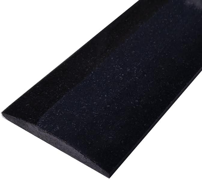 Absolute Black Granite Threshold | Marble Saddle | Double Hollywood | 30" x 5"