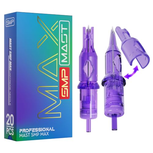 Image of Mast SMP Max 1201RL Tattoo Needle Cartridges, 20PCS | #12 0.35mm Single Round Liner | Defined Single-Needle Lines | Fine Line, Lettering, Geometric & Dotwork