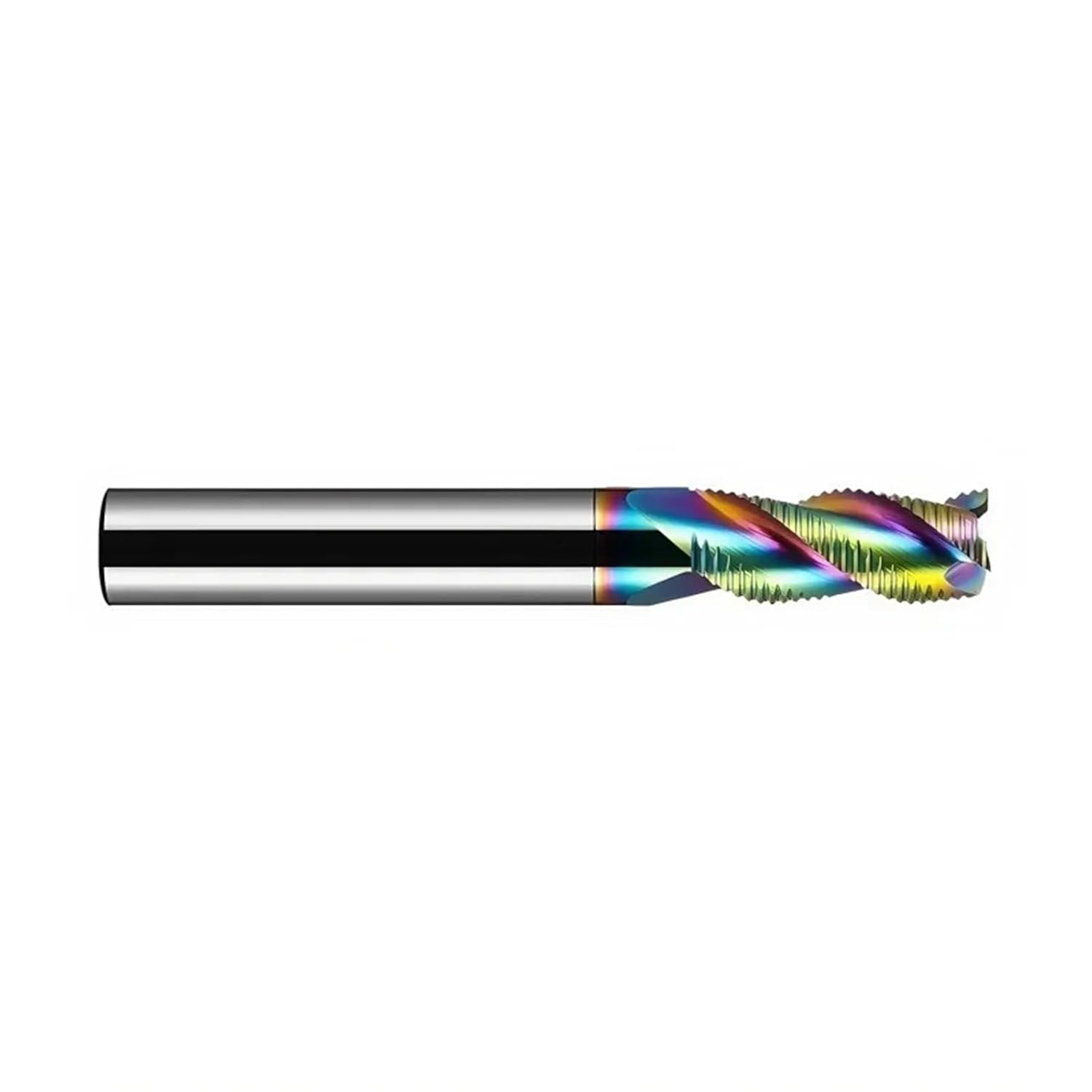 HRC55 3 Flute Carbide Roughing End Mill 3-20mm Diameter DLC Coated Aluminum Milling Cutter 3F Lengthen Endmills(20x50x20Dx100L)