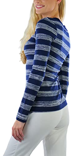 Image of ToBeInStyle Women's Classic Long Sleeve V-Neck Pullover Sweater