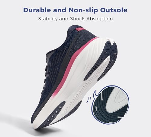 LUCKY STEP Women Running Shoes Chunky Tennis Workout Athletic Sports Gym Sneakers Cross Training Hiking Breathable Non Slip Walking Shoes2
