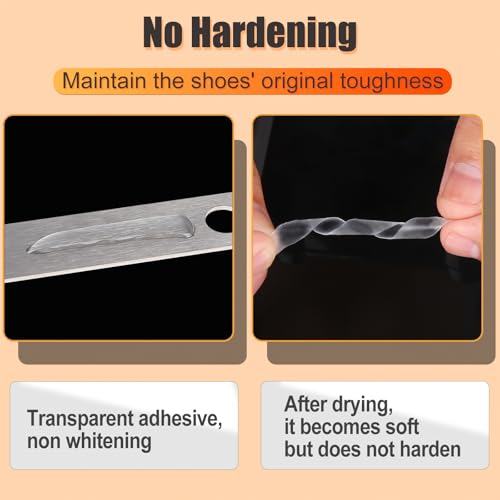 Professional Grade Shoe Glue Repair Adhesive, Heavy Duty Shoe Goo: Low Odor, No White, No Hard, 1.05 fl oz3