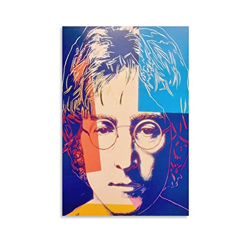 1990 – Poster Andy Warhol John Lennon pour décoration murale, décoration murale, chambre à coucher, bureau, salon… - Les Beatles, Paul McCartney, John Lennon, RIngo Starr, George Harrison 1990 – Poster Andy Warhol John Lennon pour décoration murale, décoration murale, chambre à coucher, bureau, salon…